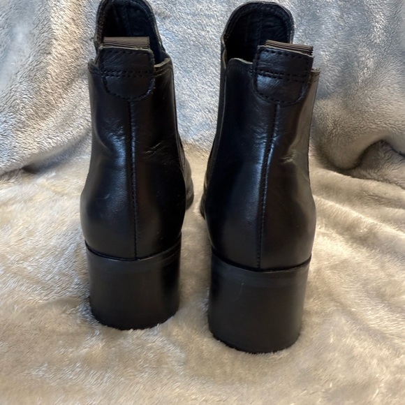 Tony Bianco Fraya Black Leather Ankle Boots - Picture 8 of 12
